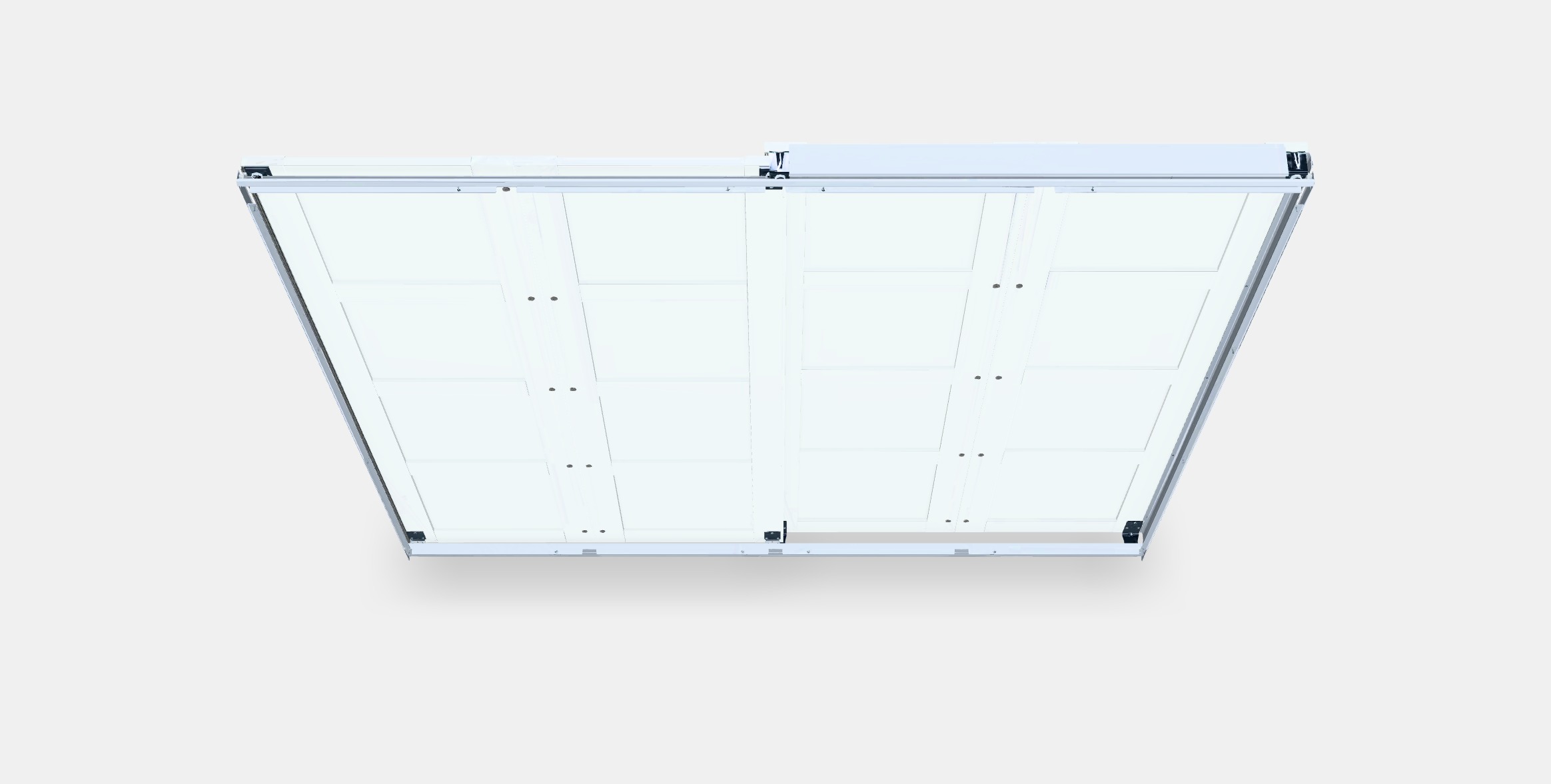 BERGSBO Pair of sliding doors Low-poly 3D model_5