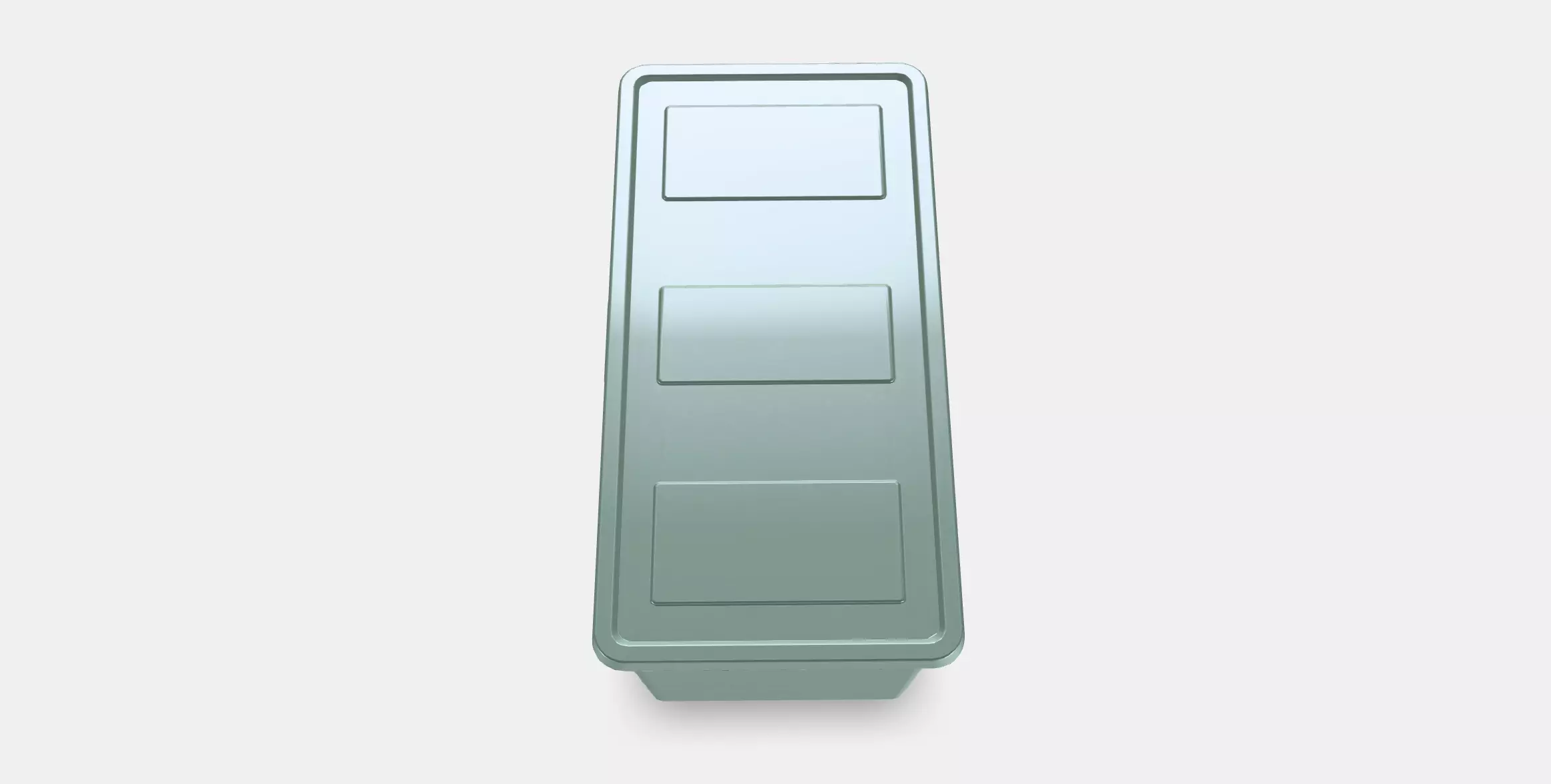 SOCKERBIT Storage box with lid 3 Low-poly 3D model