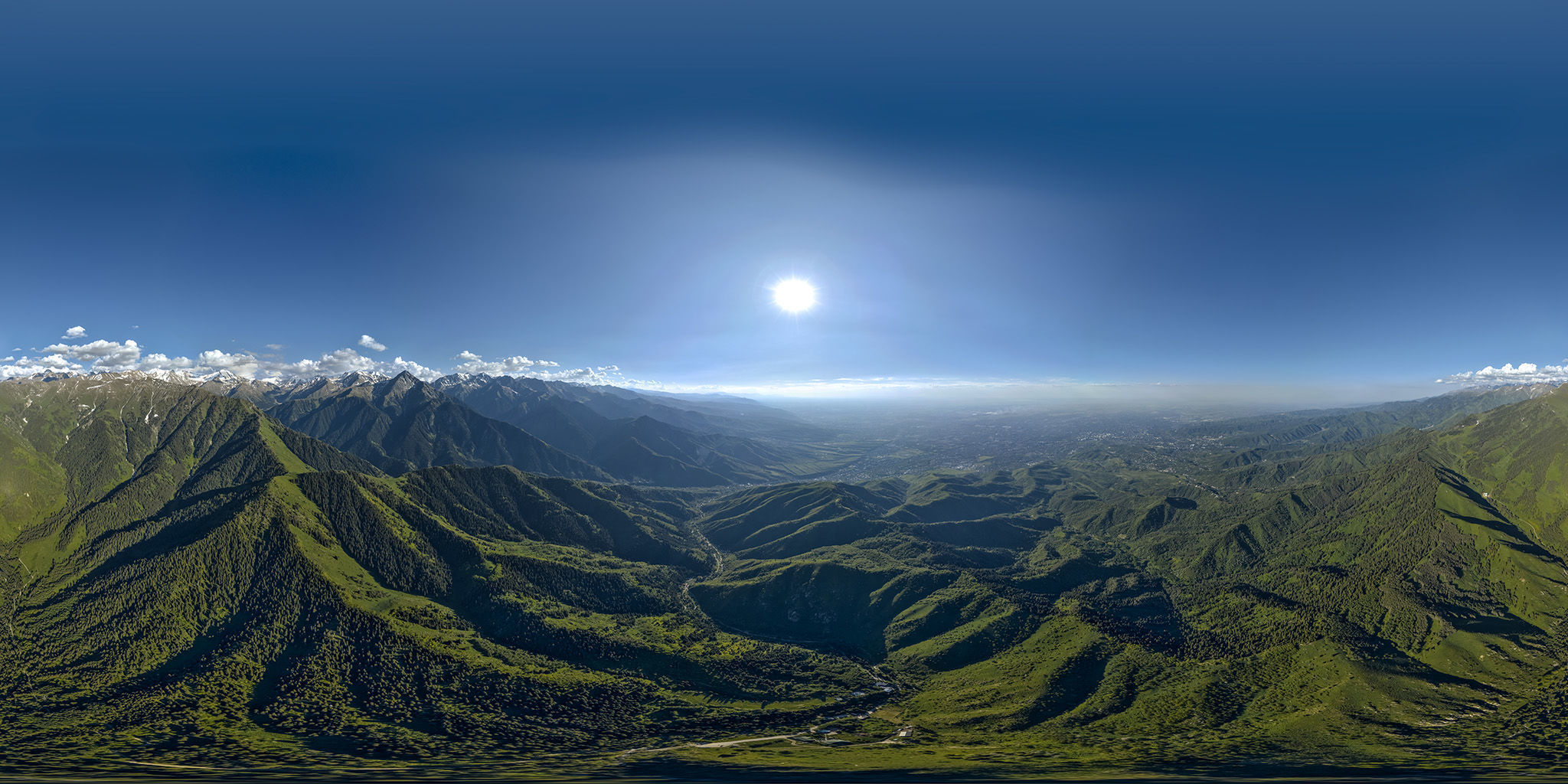HDR - Kazachka river and mountains Texture_1