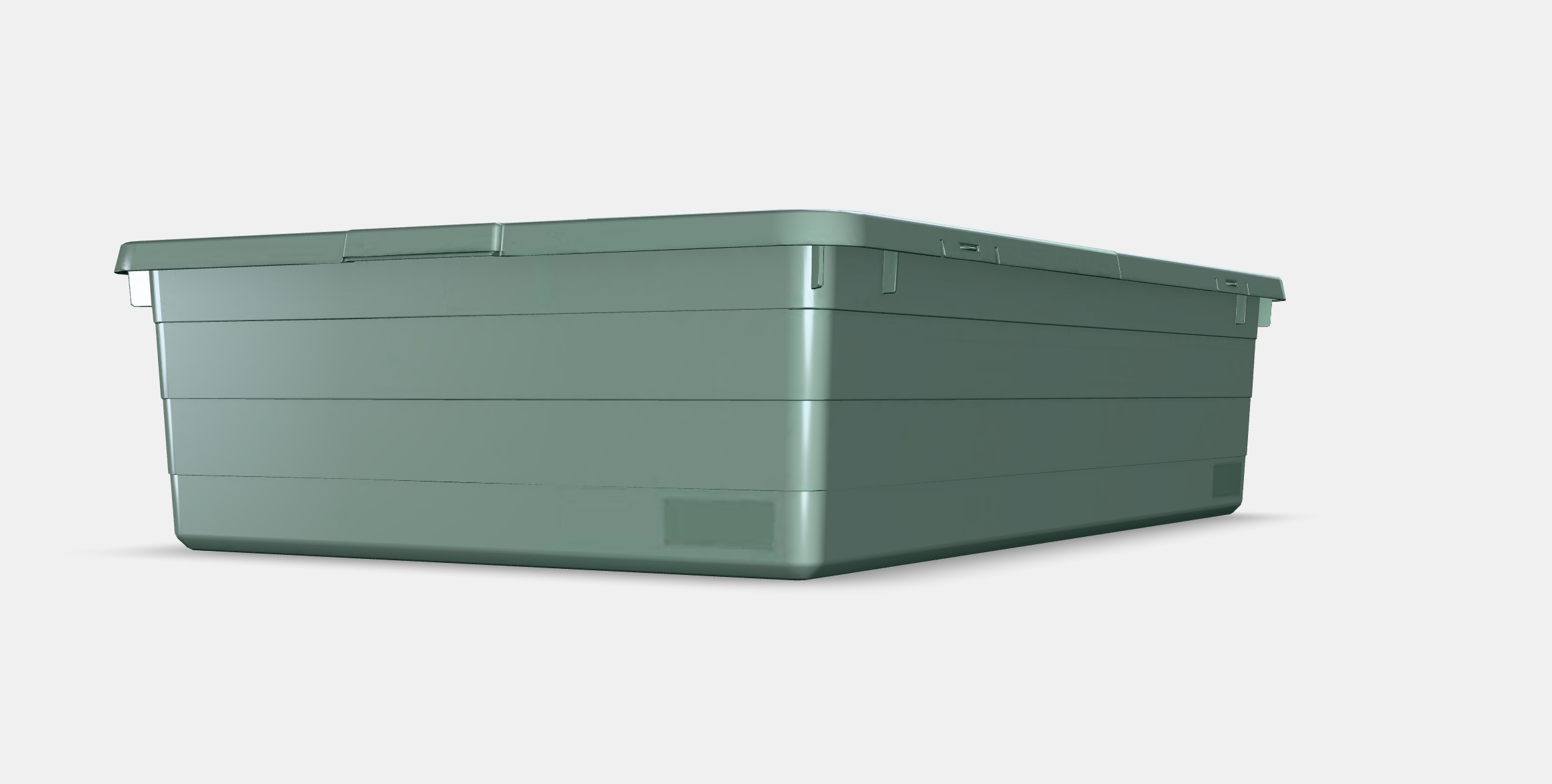 SOCKERBIT Storage box with lid 4 Low-poly 3D model_6