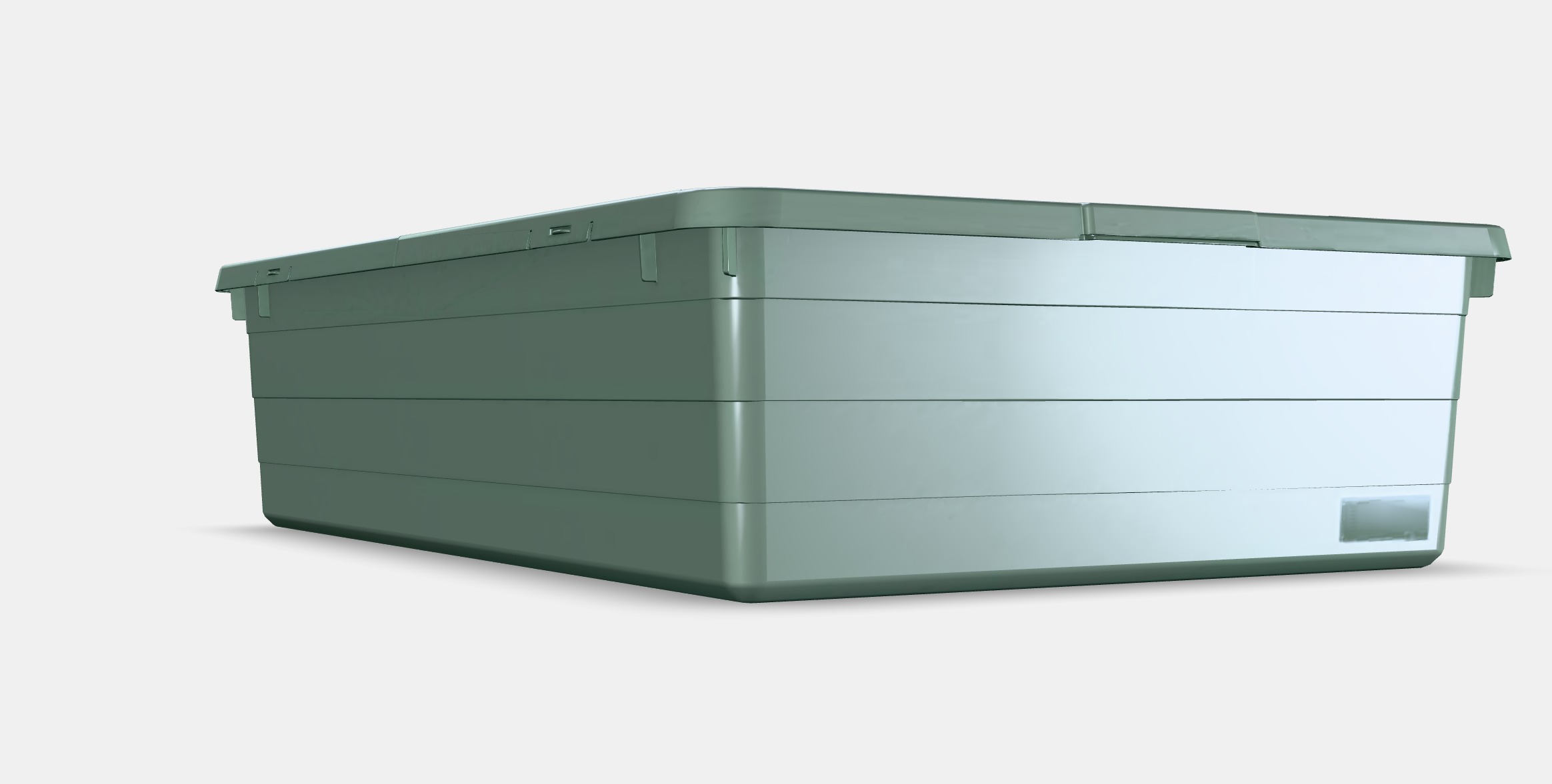 SOCKERBIT Storage box with lid 4 Low-poly 3D model_2