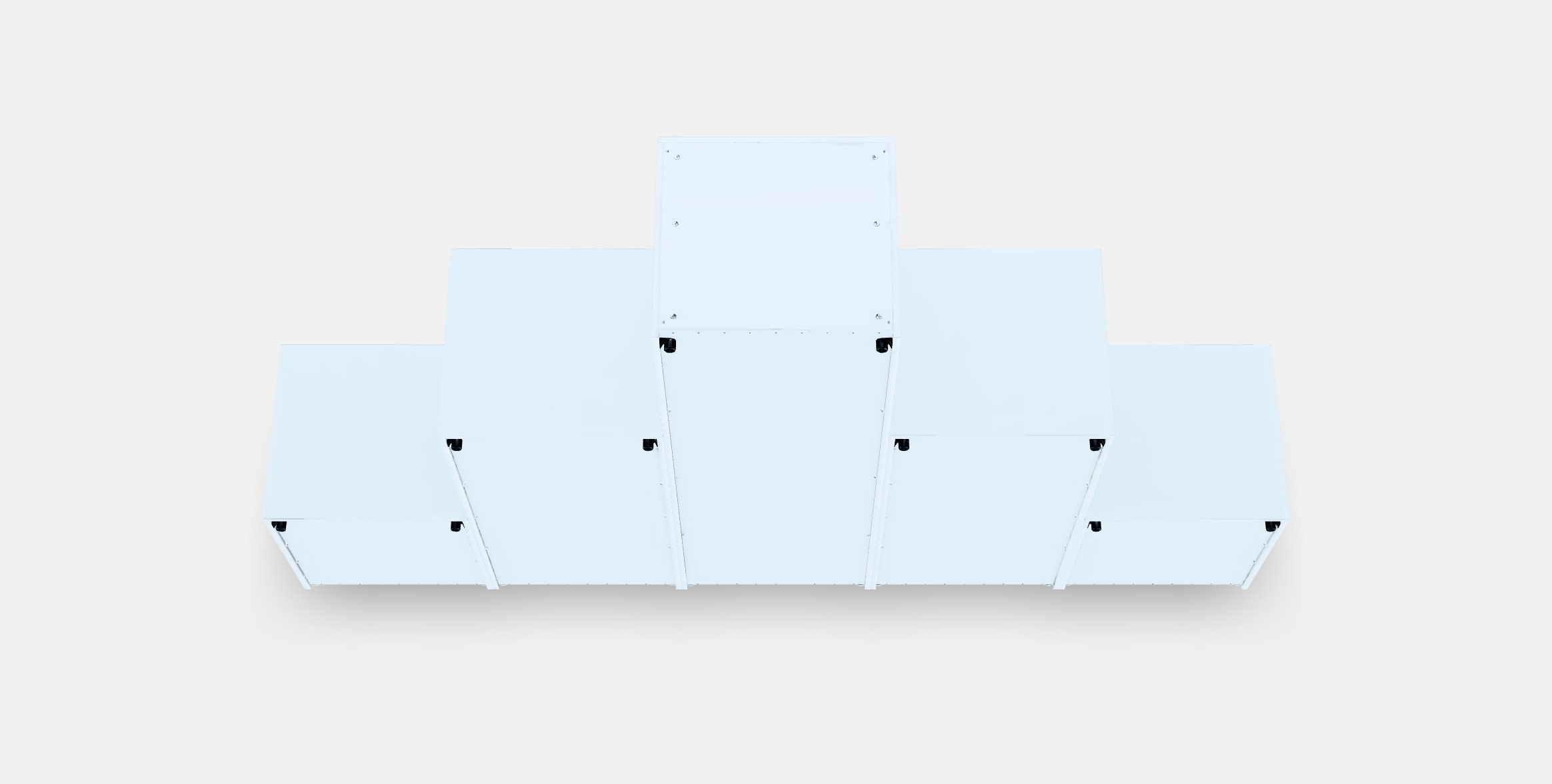 PLATSA Wardrobe with 3 doors6 drawers Low-poly 3D model_4