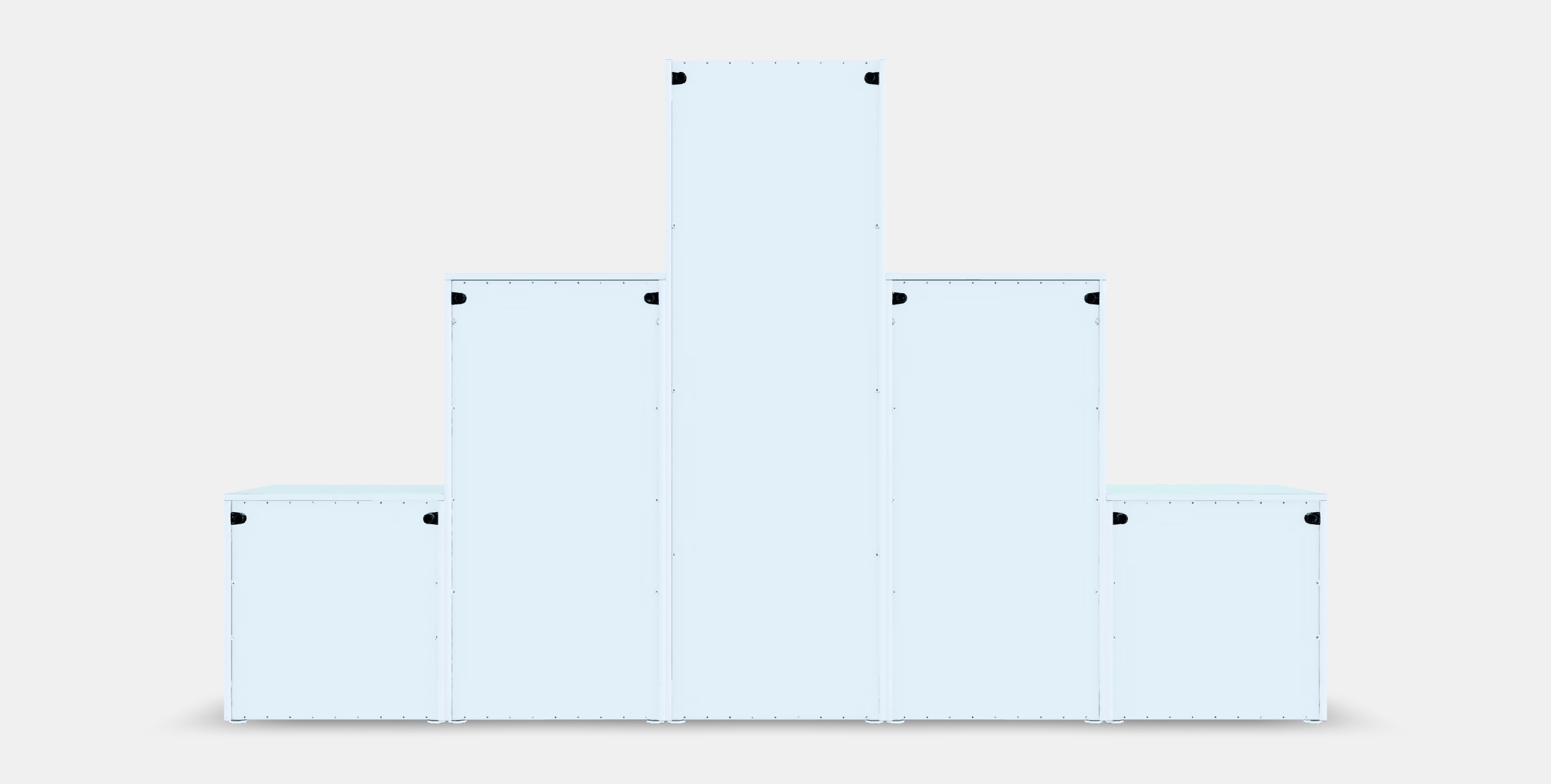 PLATSA Wardrobe with 3 doors6 drawers Low-poly 3D model_15