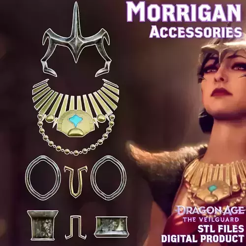 Morrigan Fantasy Accessories Dragon Age The Veilguard 3D print model