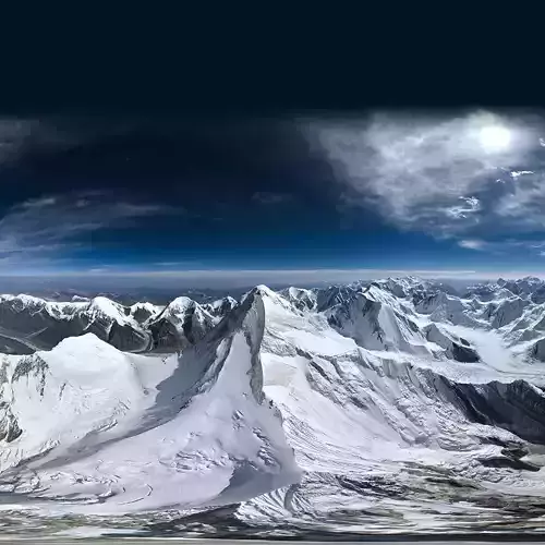 HDR - Khan Tengri peak