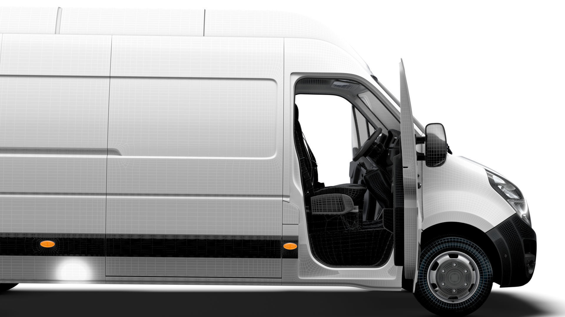 Vauxhall Movano Van L4H3 HQInterior 2021 3D model_17