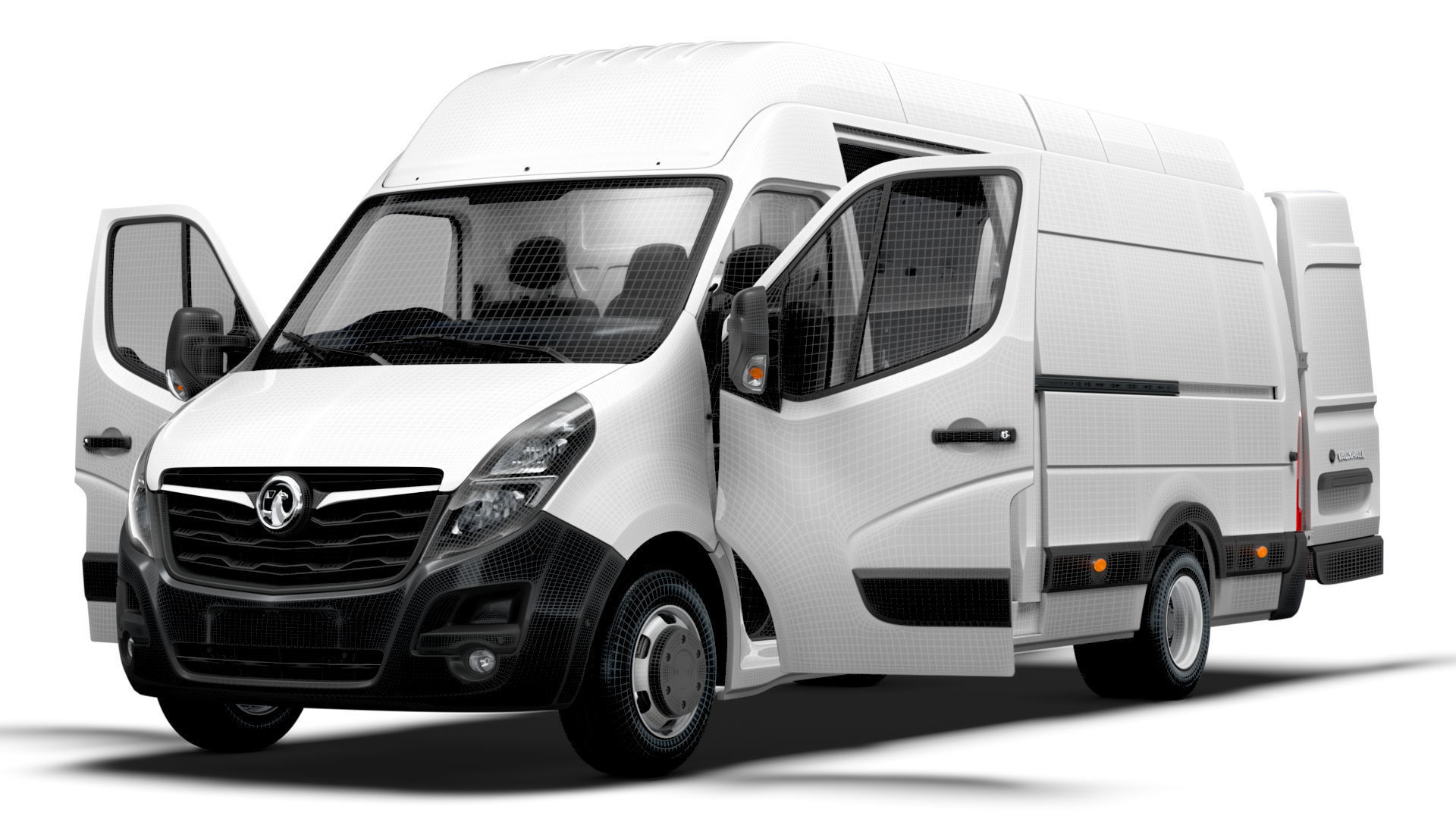 Vauxhall Movano Van L4H3 HQInterior 2021 3D model_24