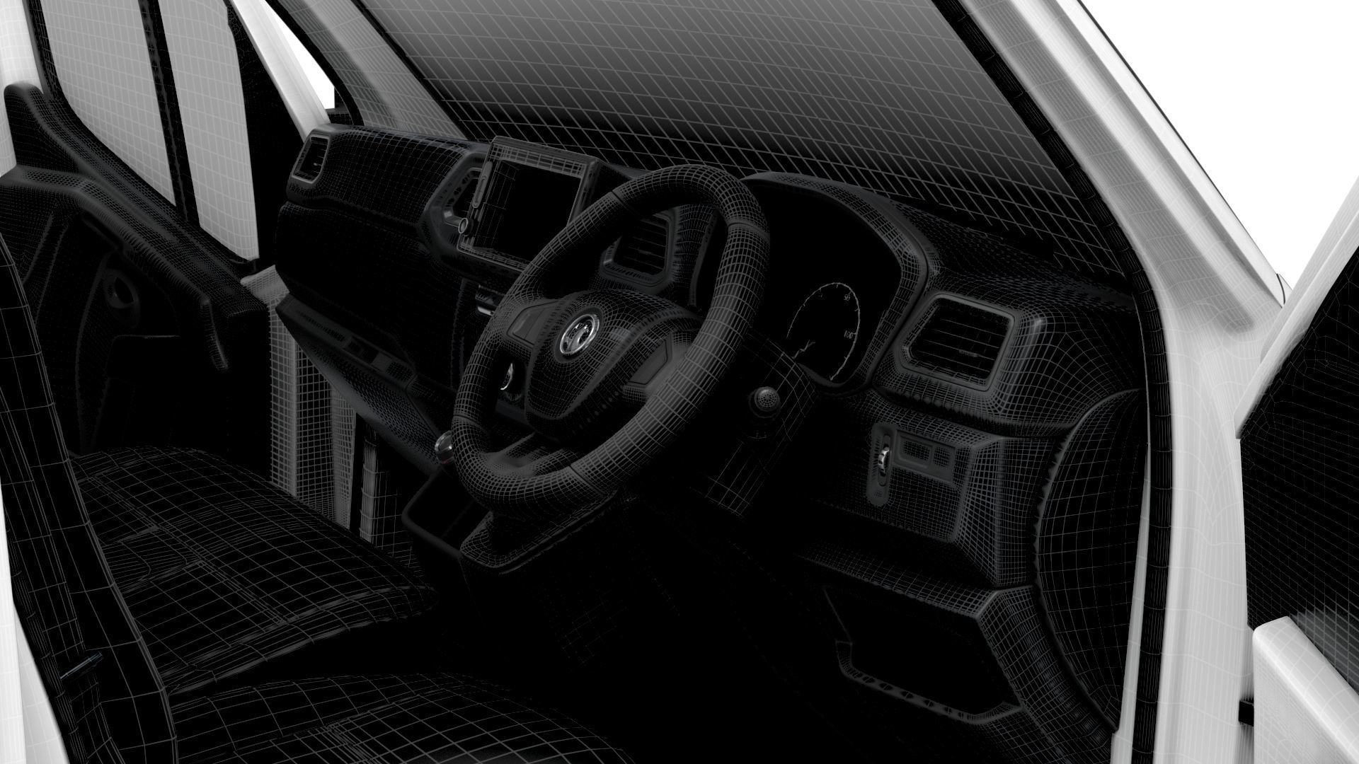 Vauxhall Movano Van L4H3 HQInterior 2021 3D model_27