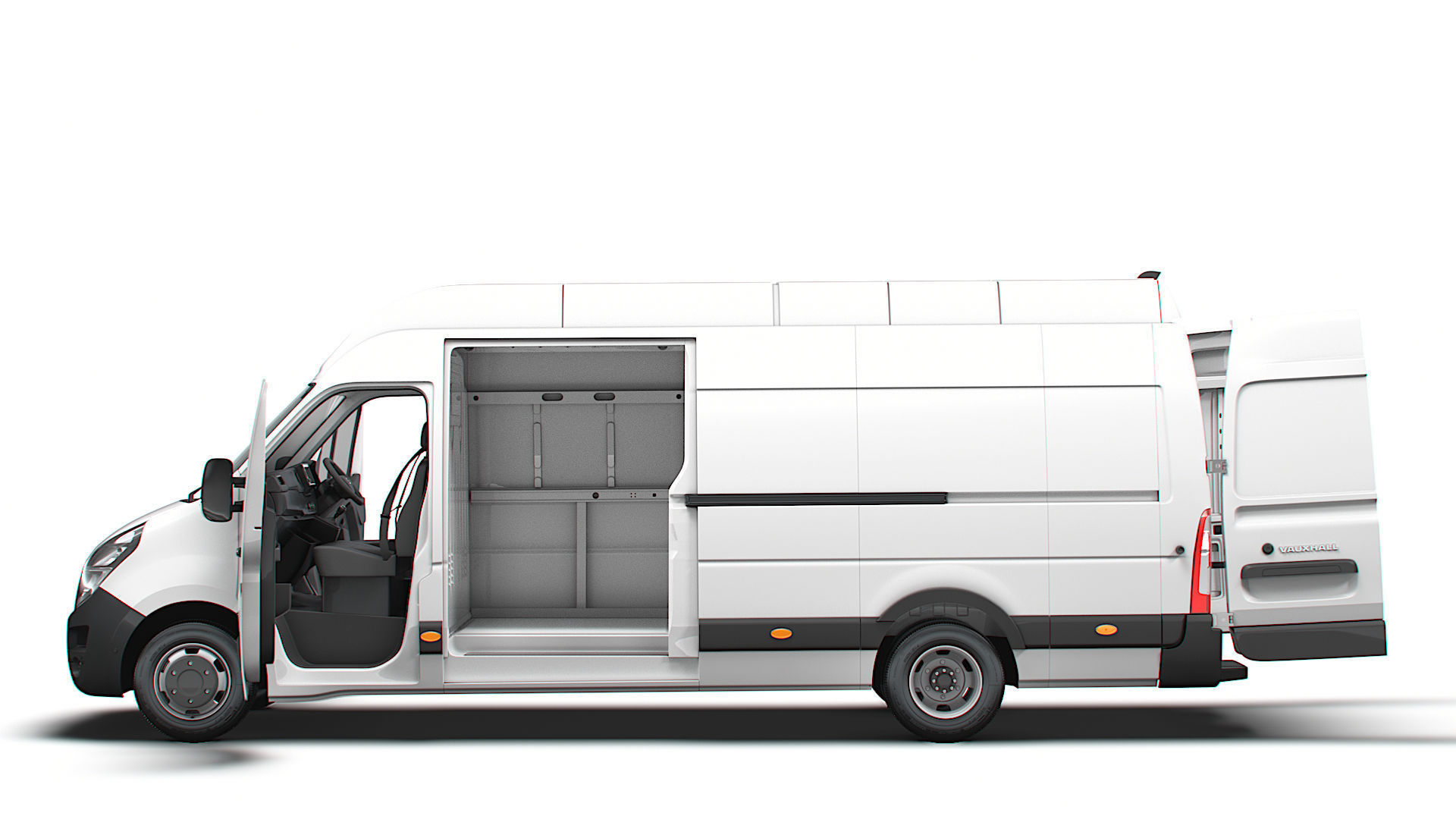 Vauxhall Movano Van L4H3 HQInterior 2021 3D model_5