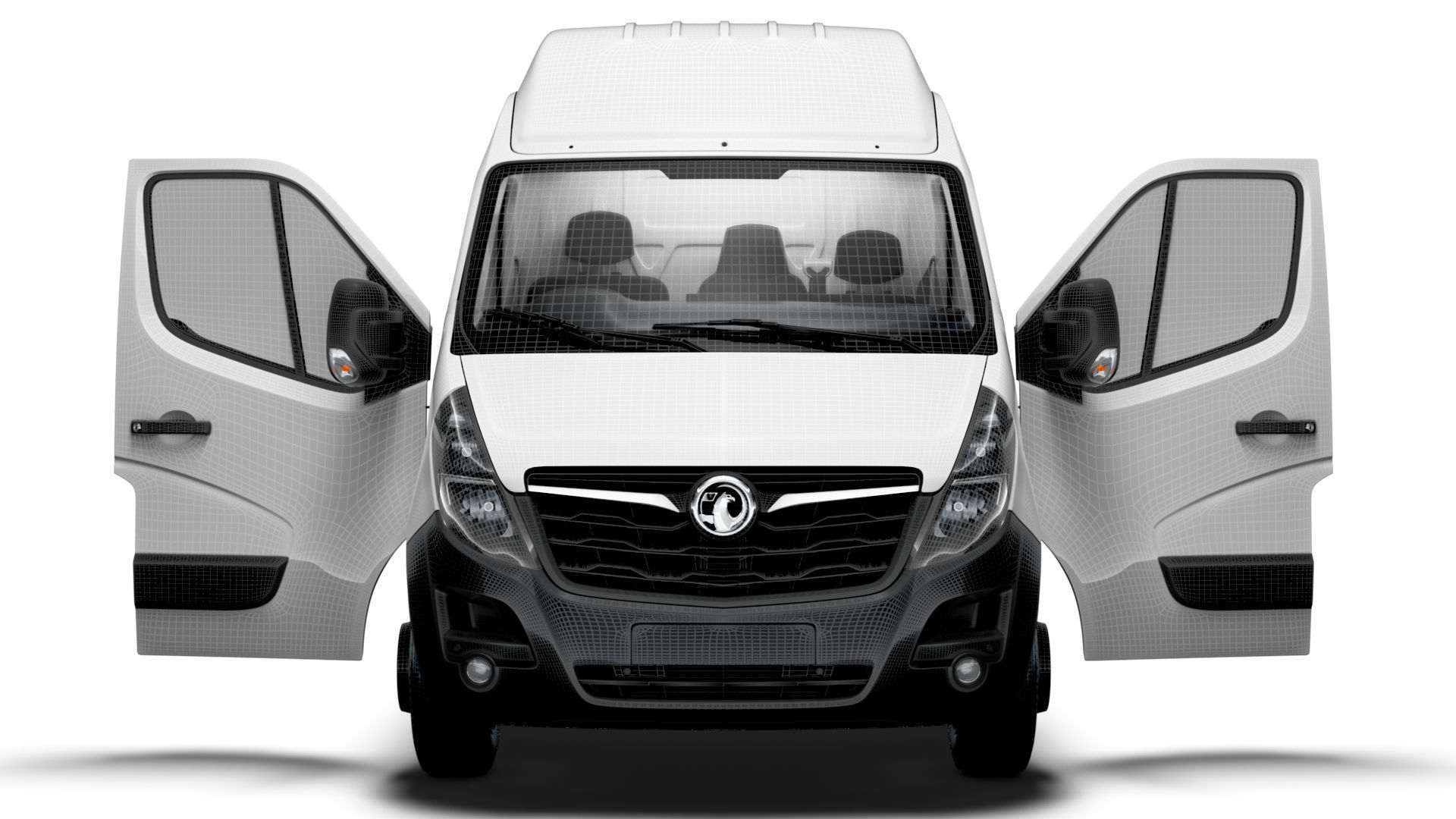 Vauxhall Movano Van L4H3 HQInterior 2021 3D model_22