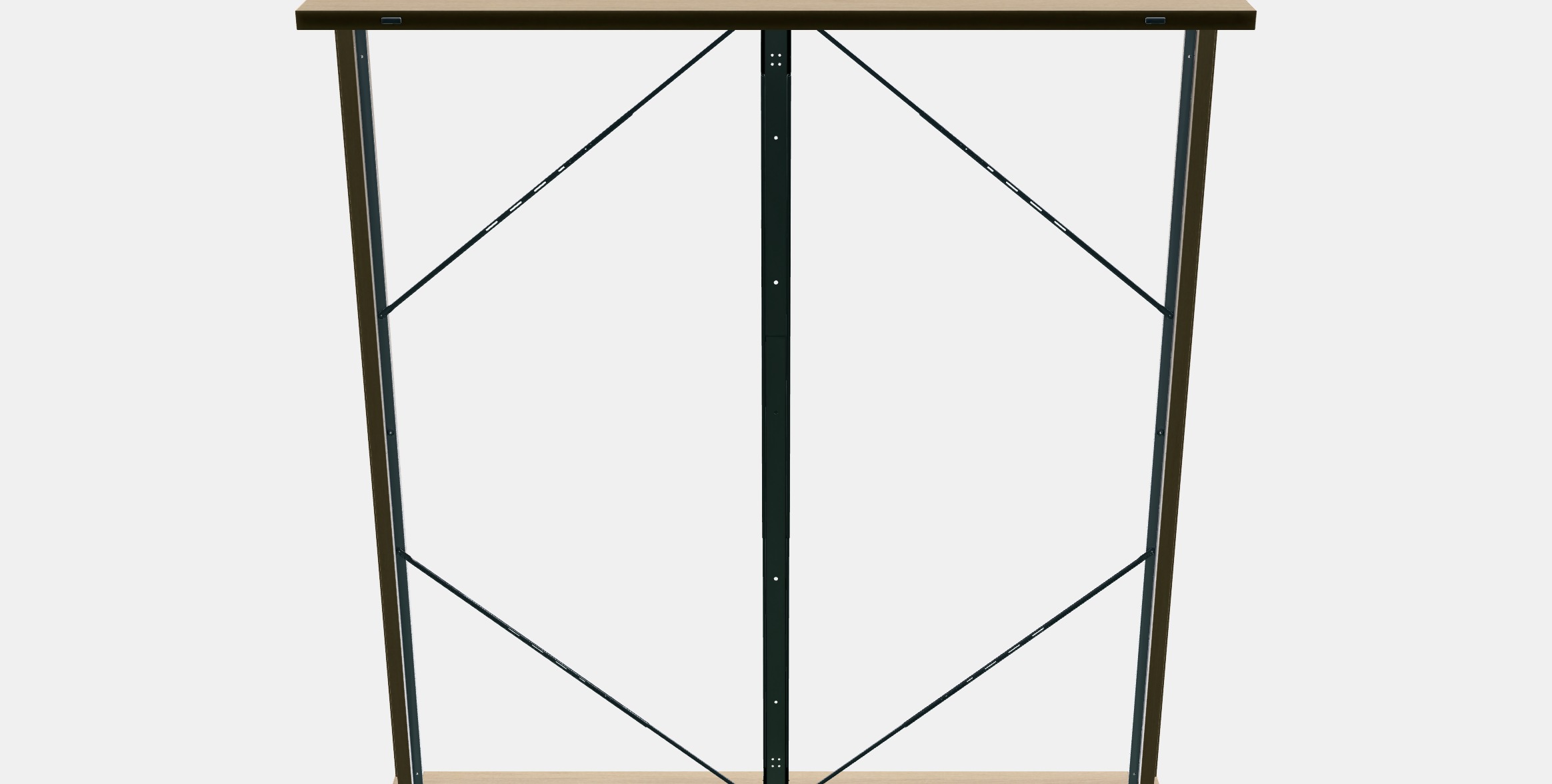 MALM Bed frame high 23 Low-poly 3D model_7