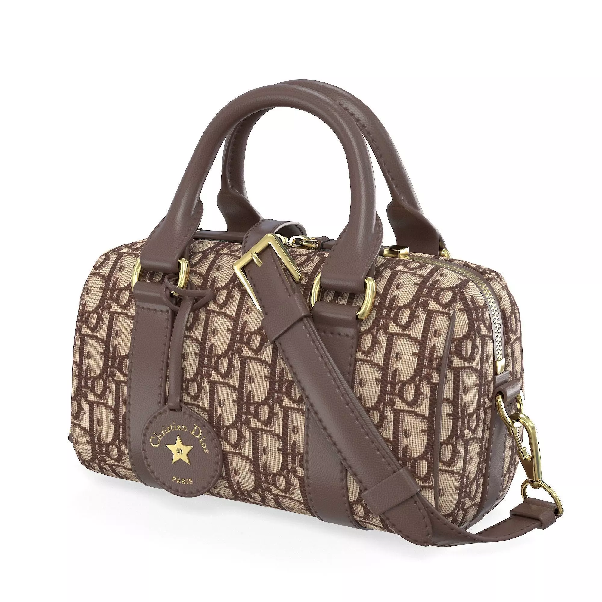 Dior Groove mini Bag Red Low-poly 3D model