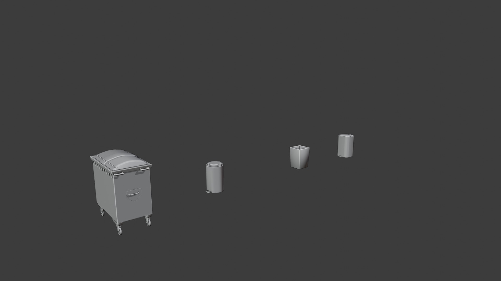 Free 3d low poly bin Free low-poly 3D model_15