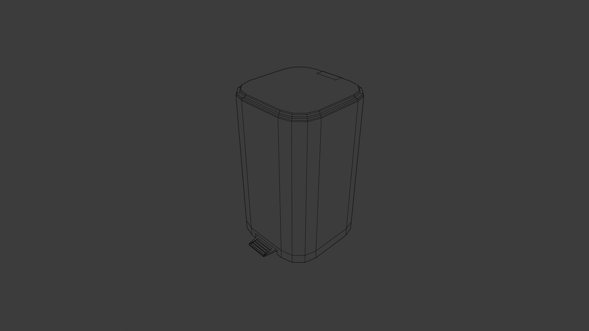 Free 3d low poly bin Free low-poly 3D model_29