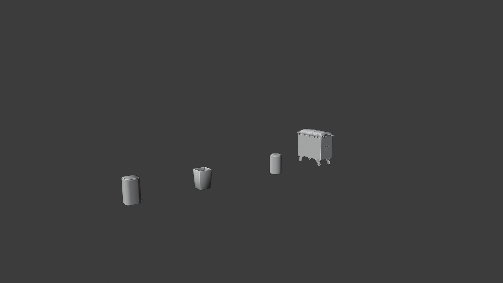 Free 3d low poly bin Free low-poly 3D model_17