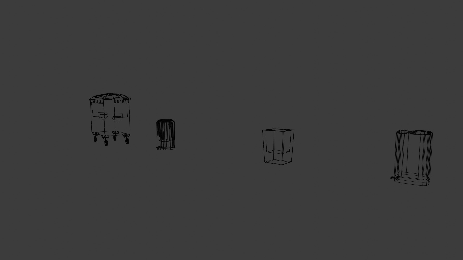 Free 3d low poly bin Free low-poly 3D model_36