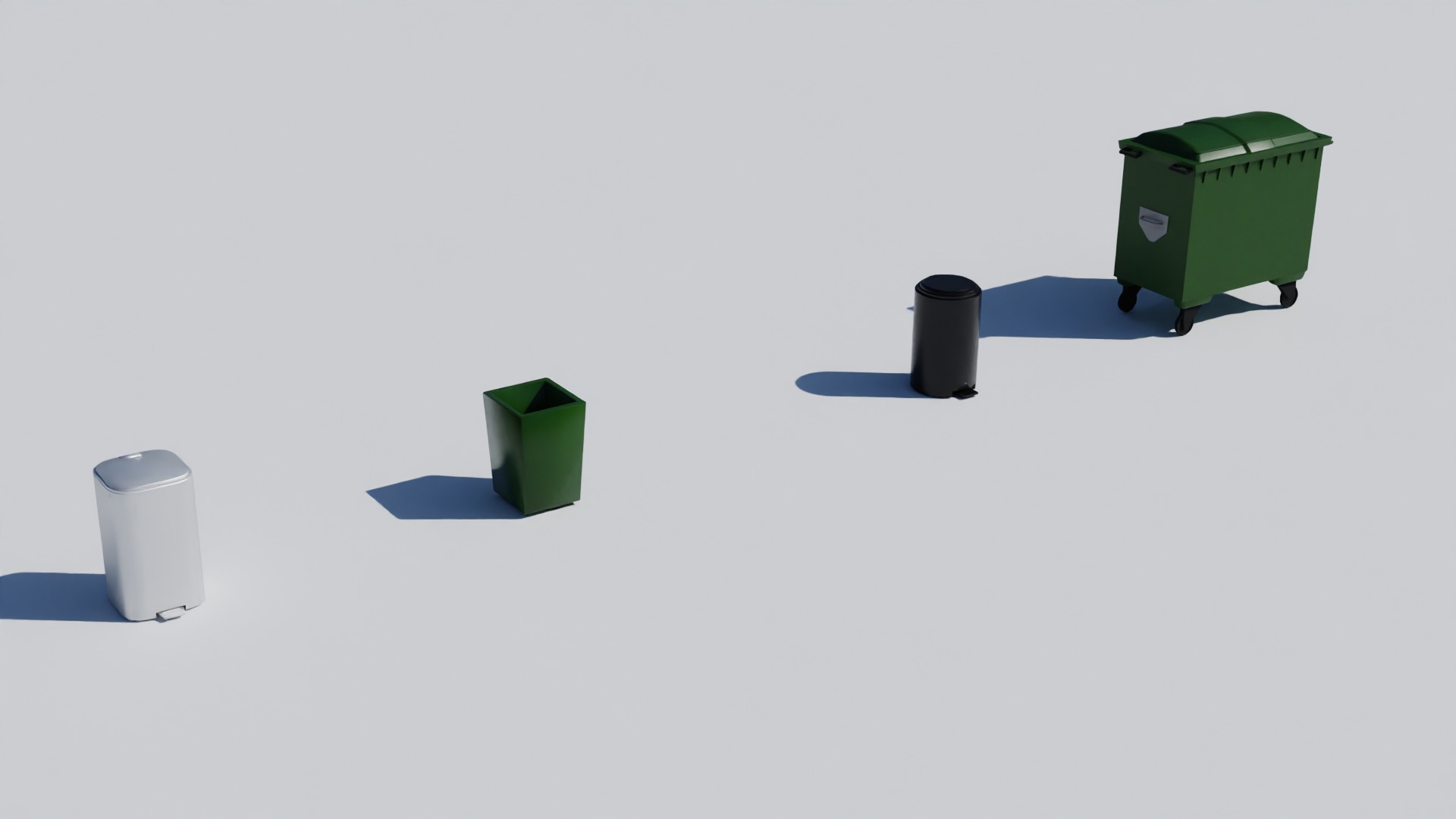 Free 3d low poly bin Free low-poly 3D model_2