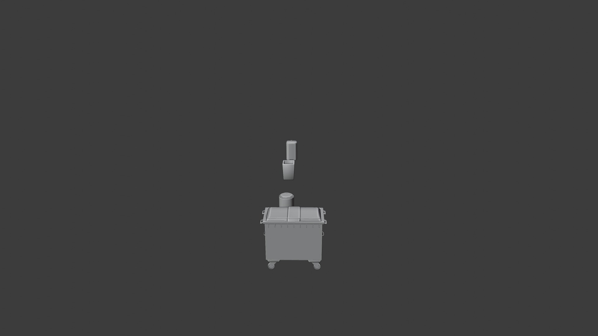 Free 3d low poly bin Free low-poly 3D model_18