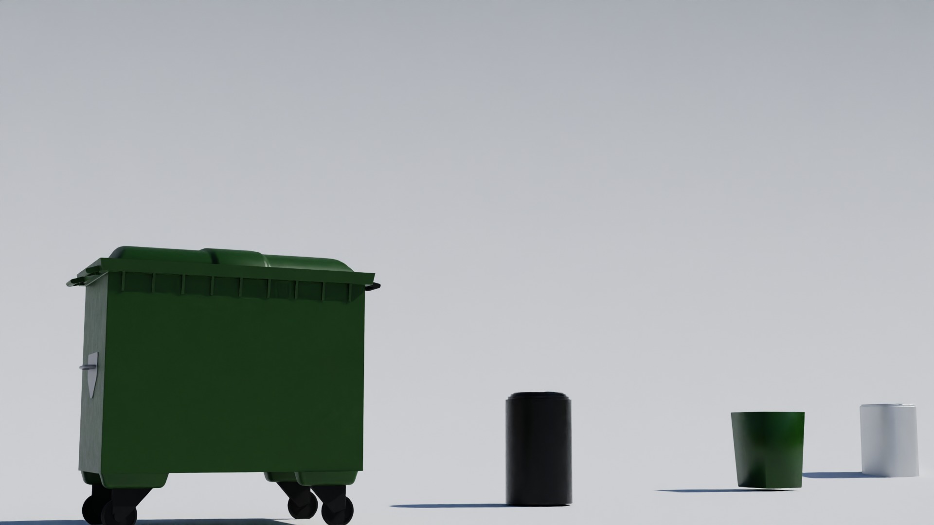 Free 3d low poly bin Free low-poly 3D model_1