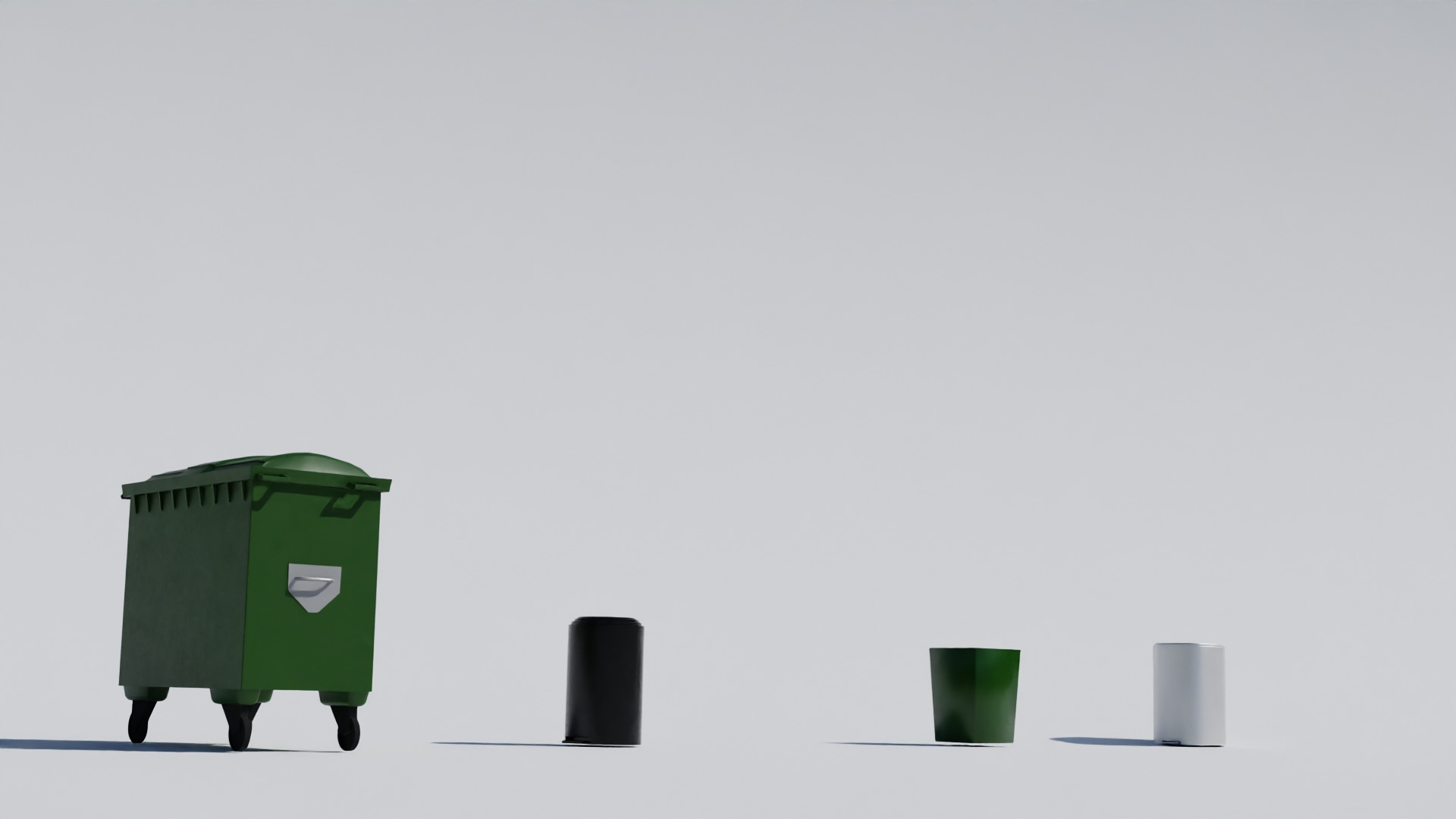 Free 3d low poly bin Free low-poly 3D model_6