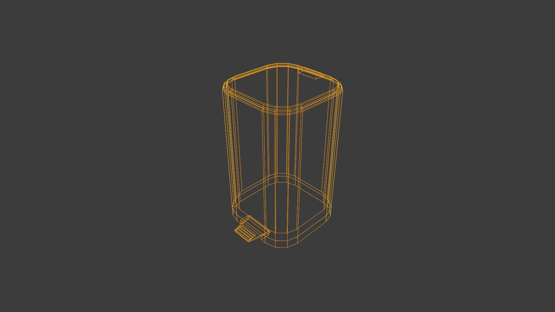 Free 3d low poly bin Free low-poly 3D model_28