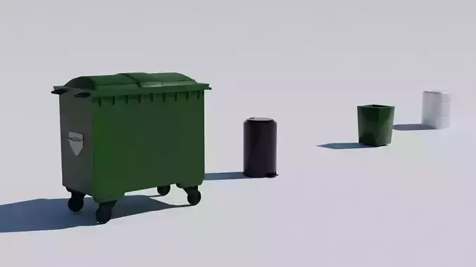 Free 3d low poly bin