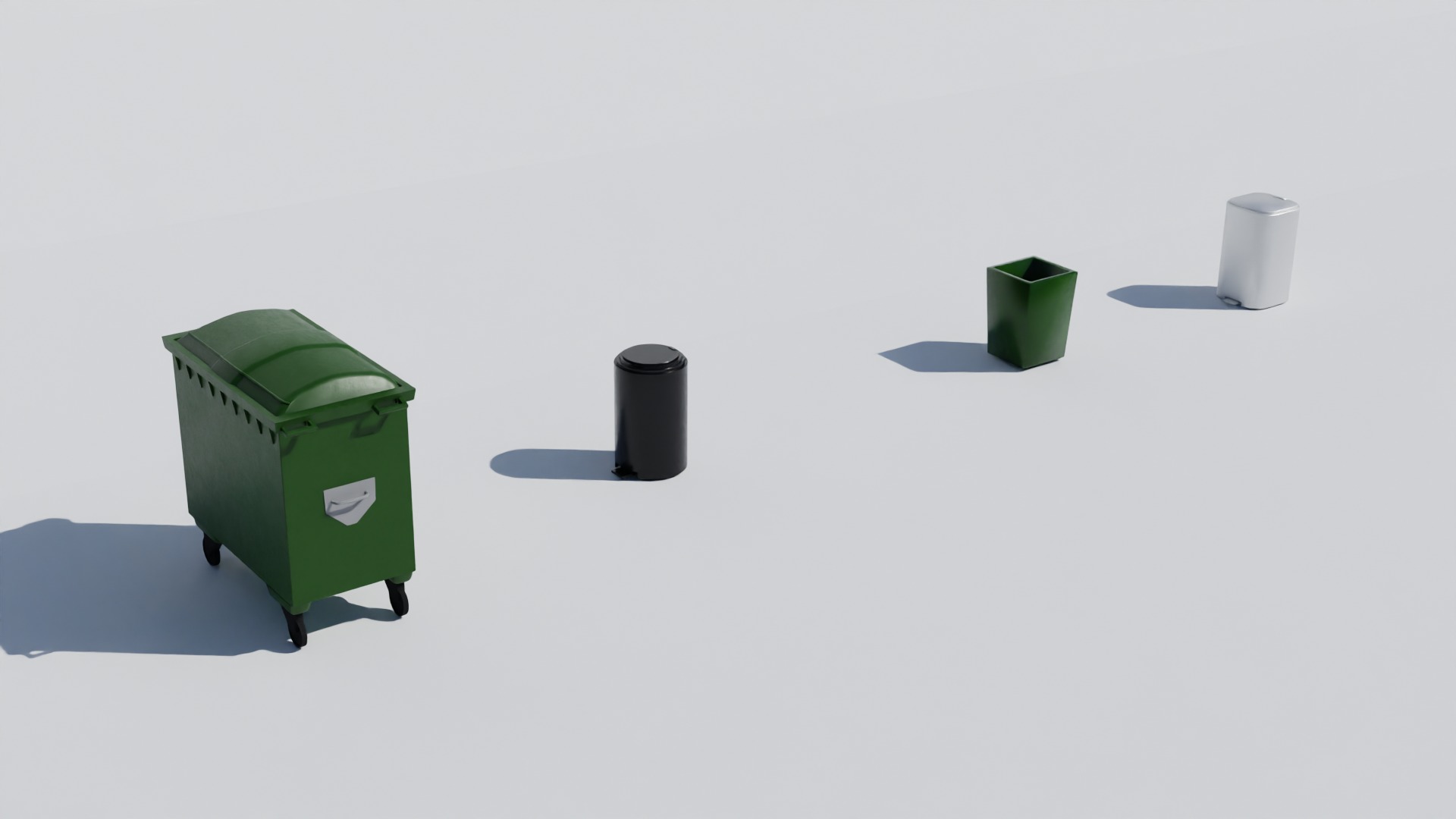 Free 3d low poly bin Free low-poly 3D model_5
