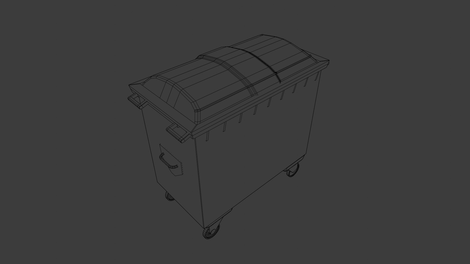Free 3d low poly bin Free low-poly 3D model_33
