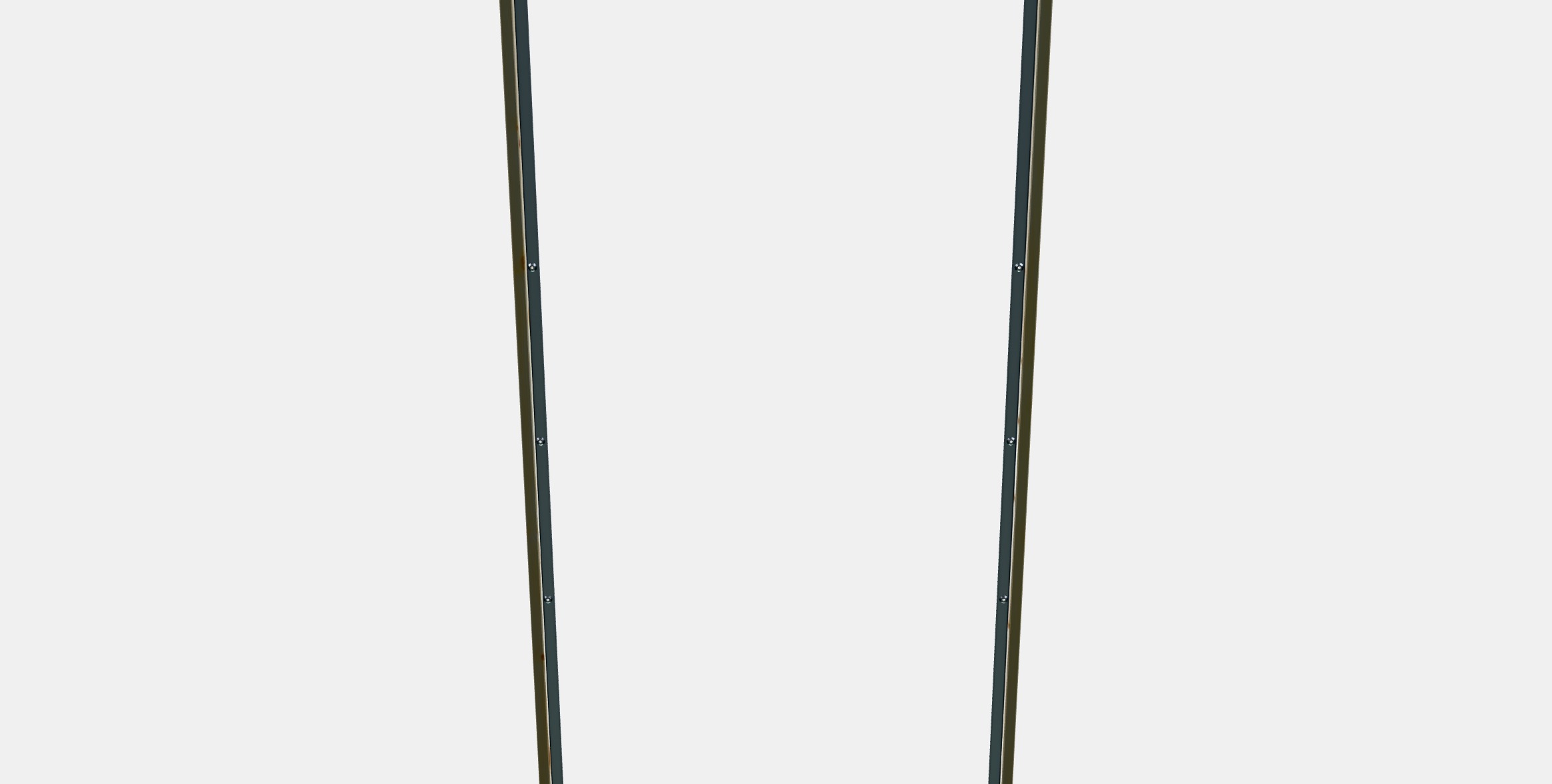 TARVA Bed frame 1 Low-poly 3D model_8