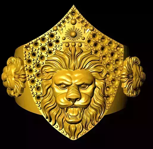 king lion ring