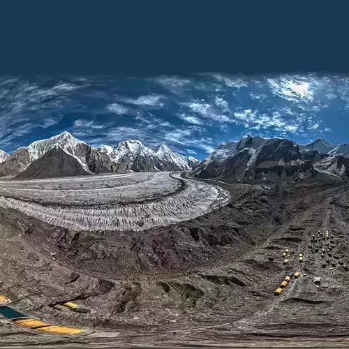 HDR - The Base Camp Southern Engilchek 01