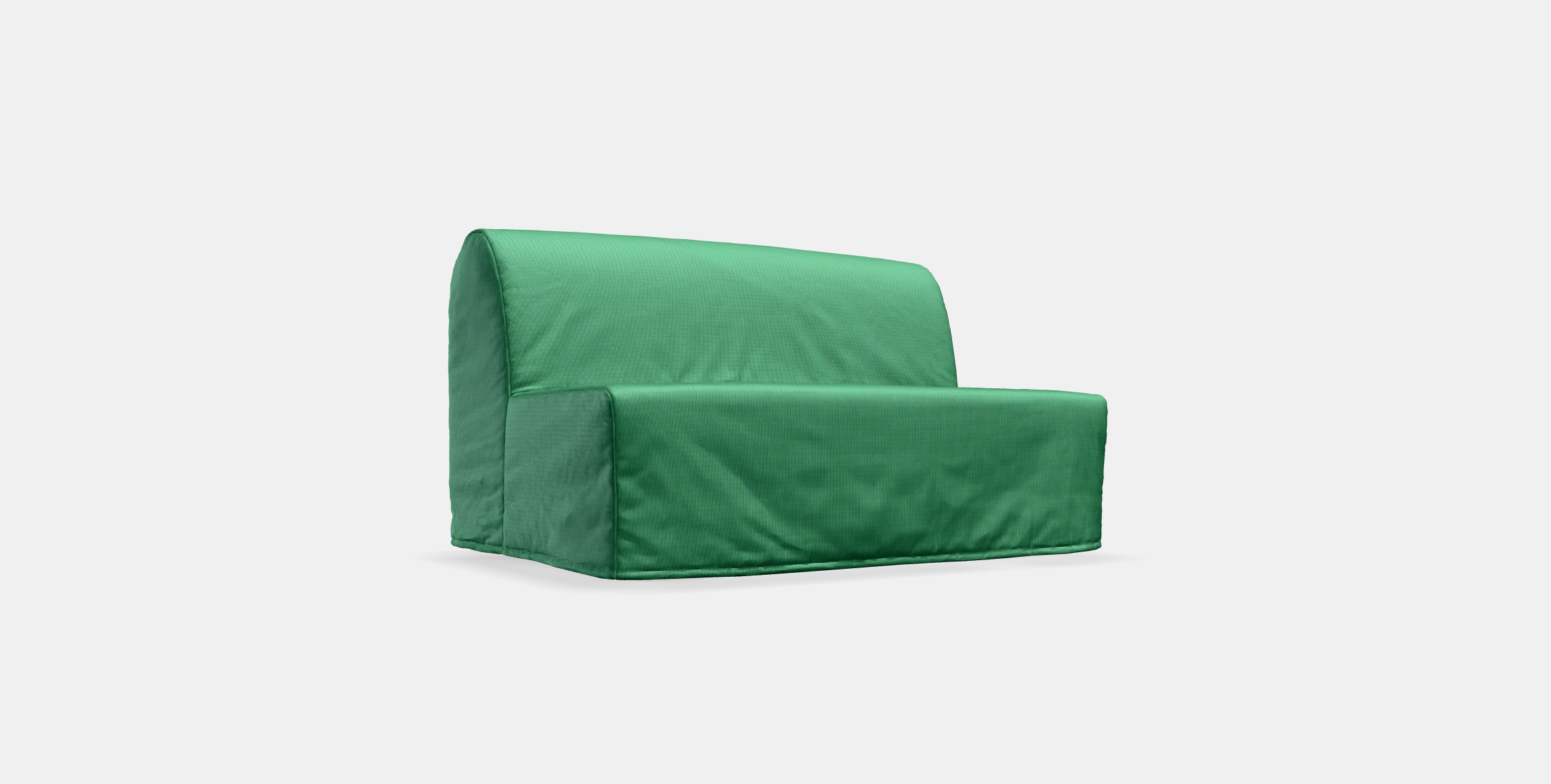 LYCKSELE MURBO 2-seat sofa-bed Low-poly 3D model_2