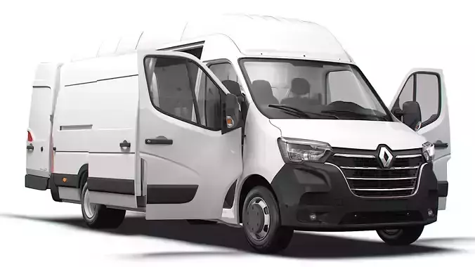 Renault Master Van L4H3 HQInterior 2023 3D model
