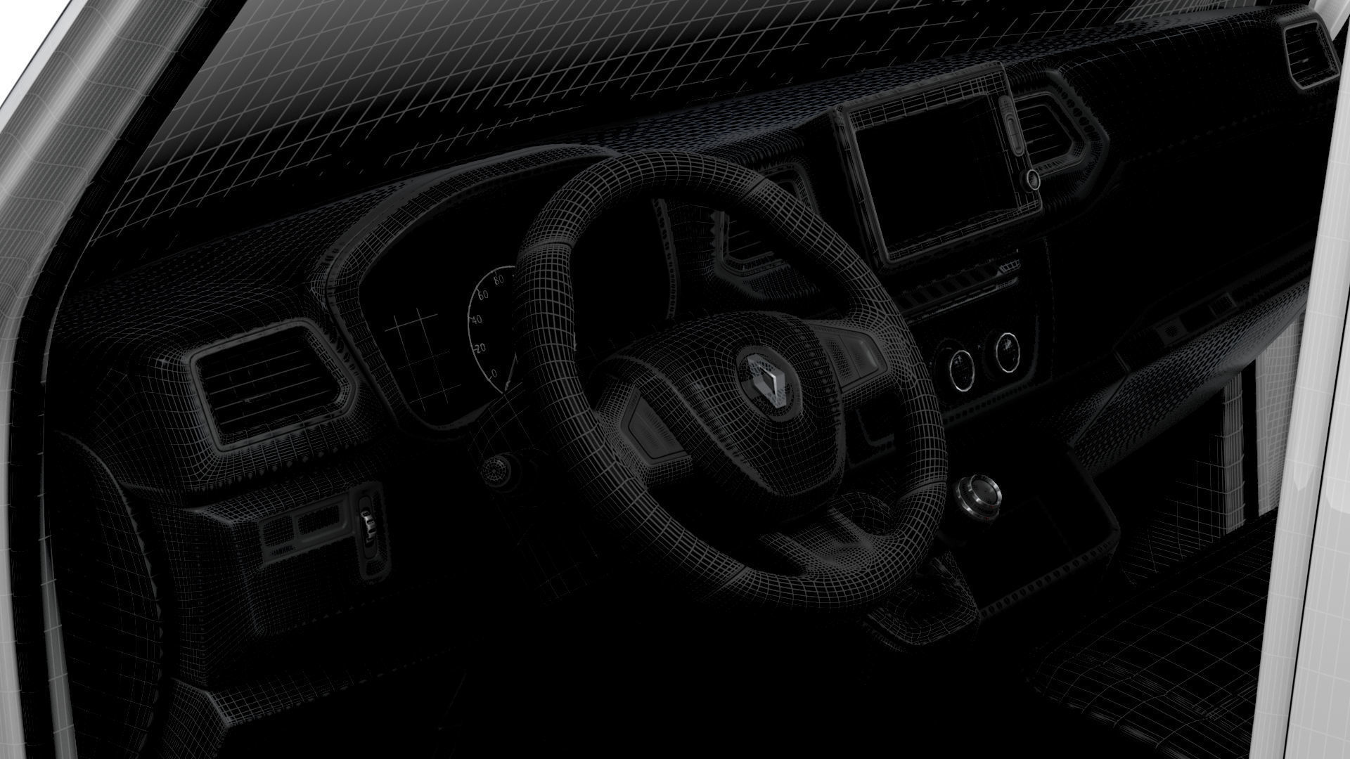 Renault Master Van L4H3 HQInterior 2023 3D model_16