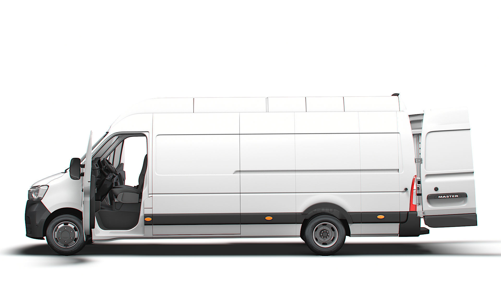 Renault Master Van L4H3 HQInterior 2023 3D model_4