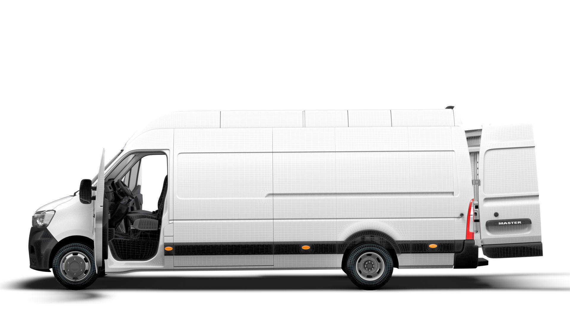 Renault Master Van L4H3 HQInterior 2023 3D model_18