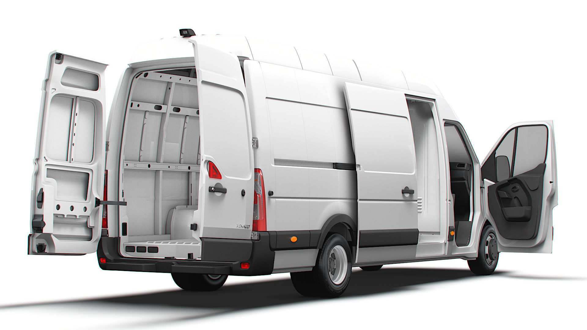 Renault Master Van L4H3 HQInterior 2023 3D model_5