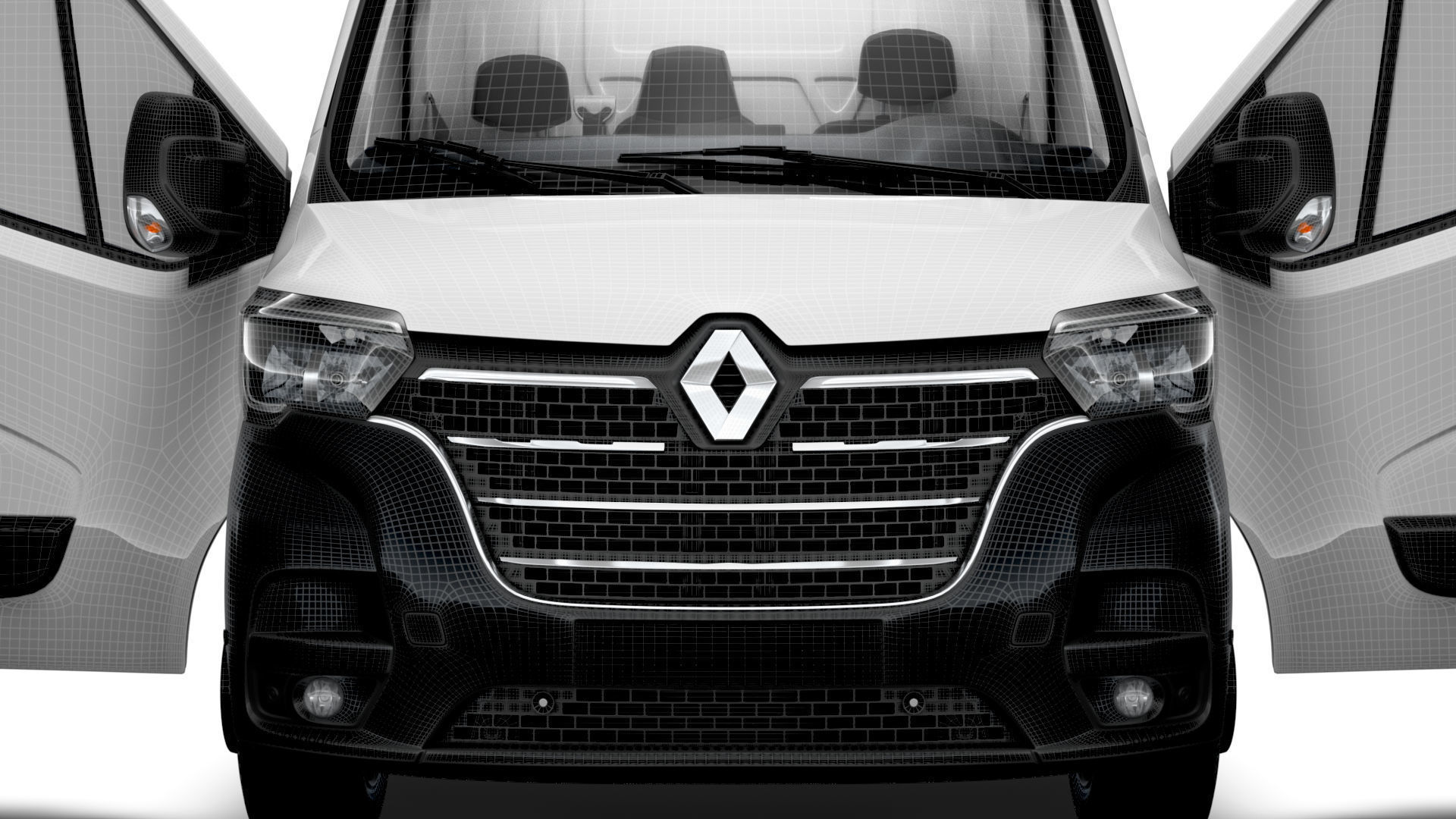 Renault Master Van L4H3 HQInterior 2023 3D model_21