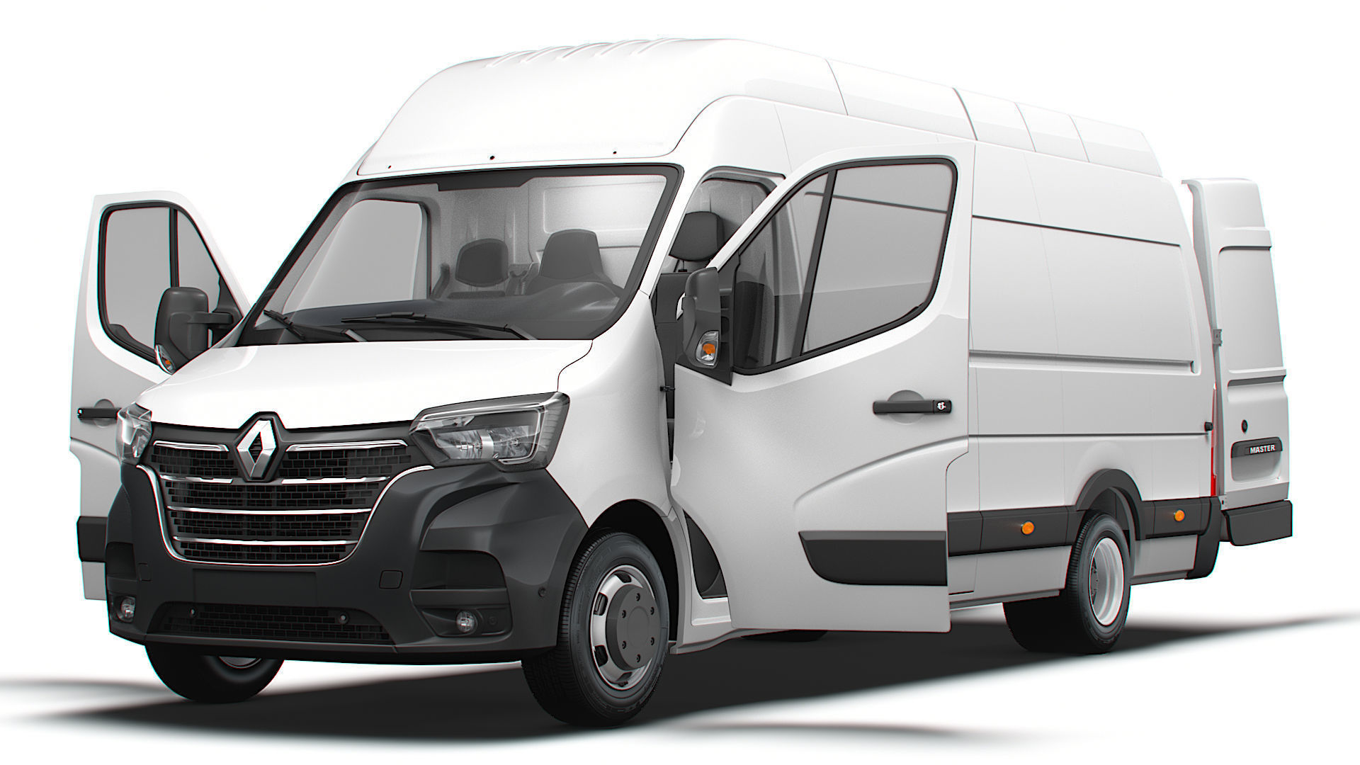 Renault Master Van L4H3 HQInterior 2023 3D model_8