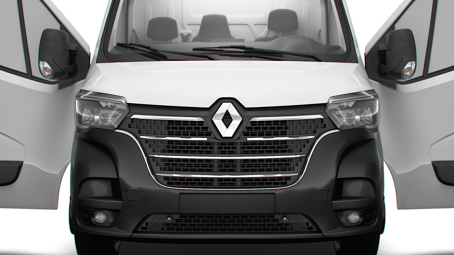 Renault Master Van L4H3 HQInterior 2023 3D model_7