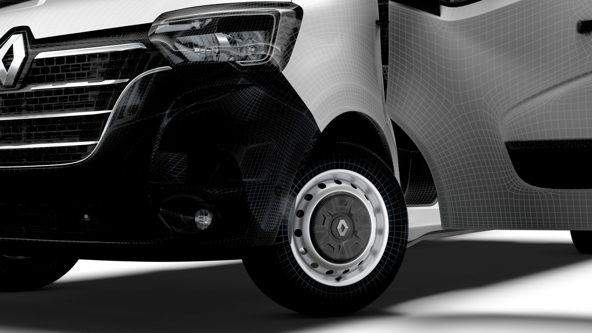 Renault Master Van L4H3 HQInterior 2023 3D model_17