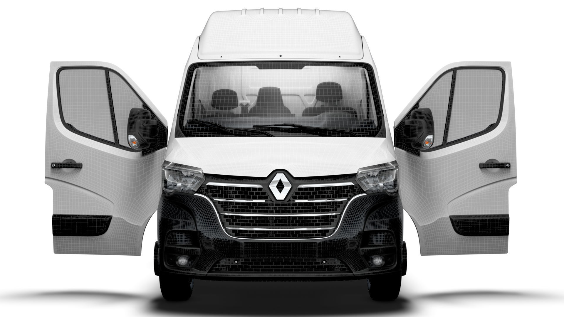 Renault Master Van L4H3 HQInterior 2023 3D model_20