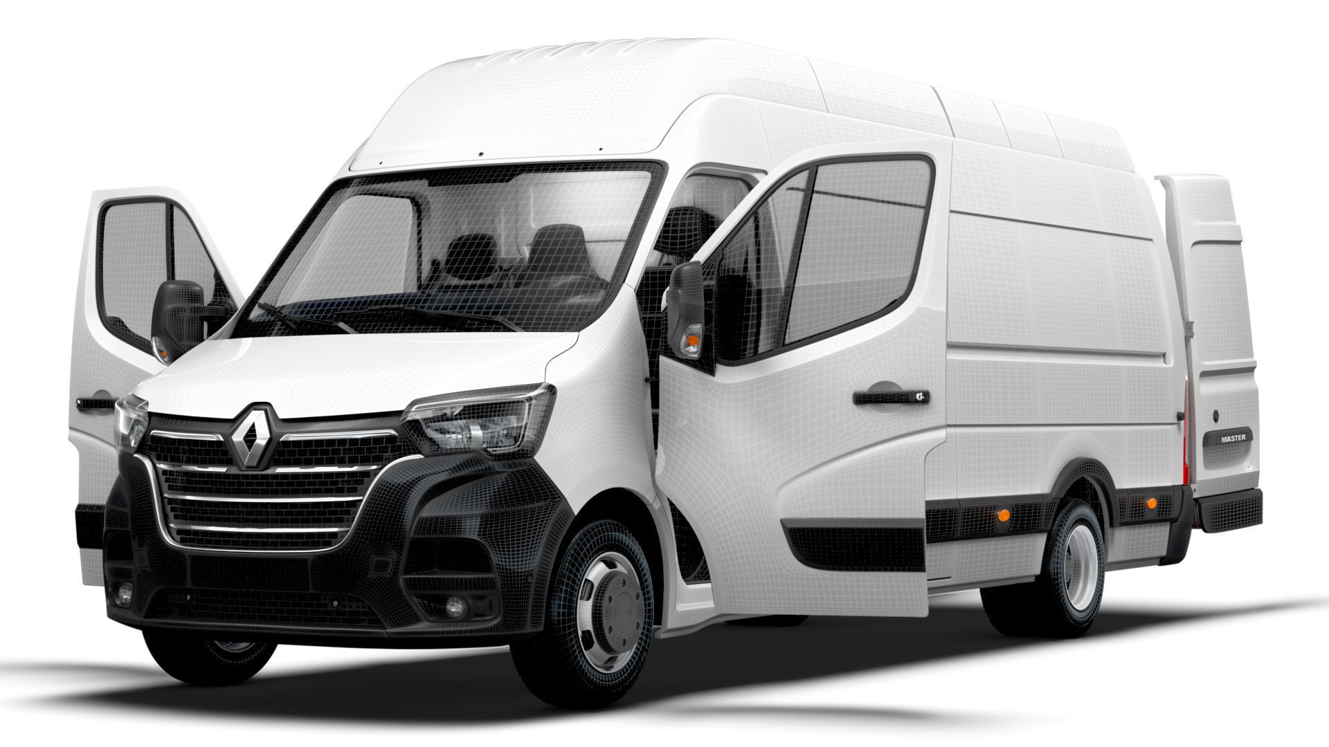 Renault Master Van L4H3 HQInterior 2023 3D model_22