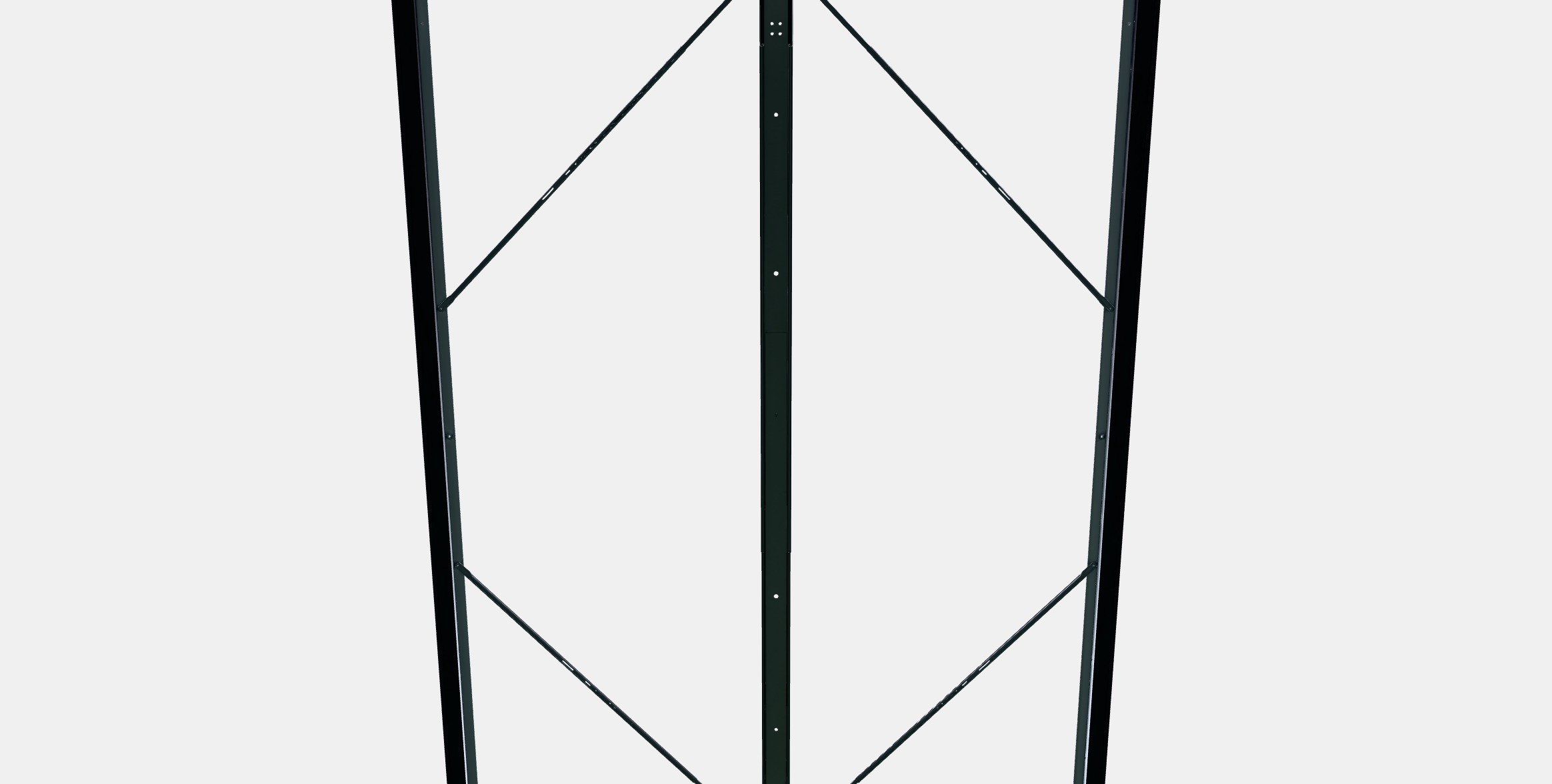 MALM Bed frame high 25 Low-poly 3D model_7