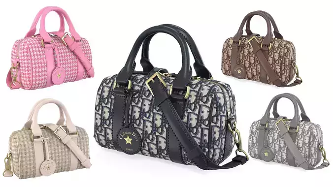 Dior Groove mini Bag Low-poly 3D model
