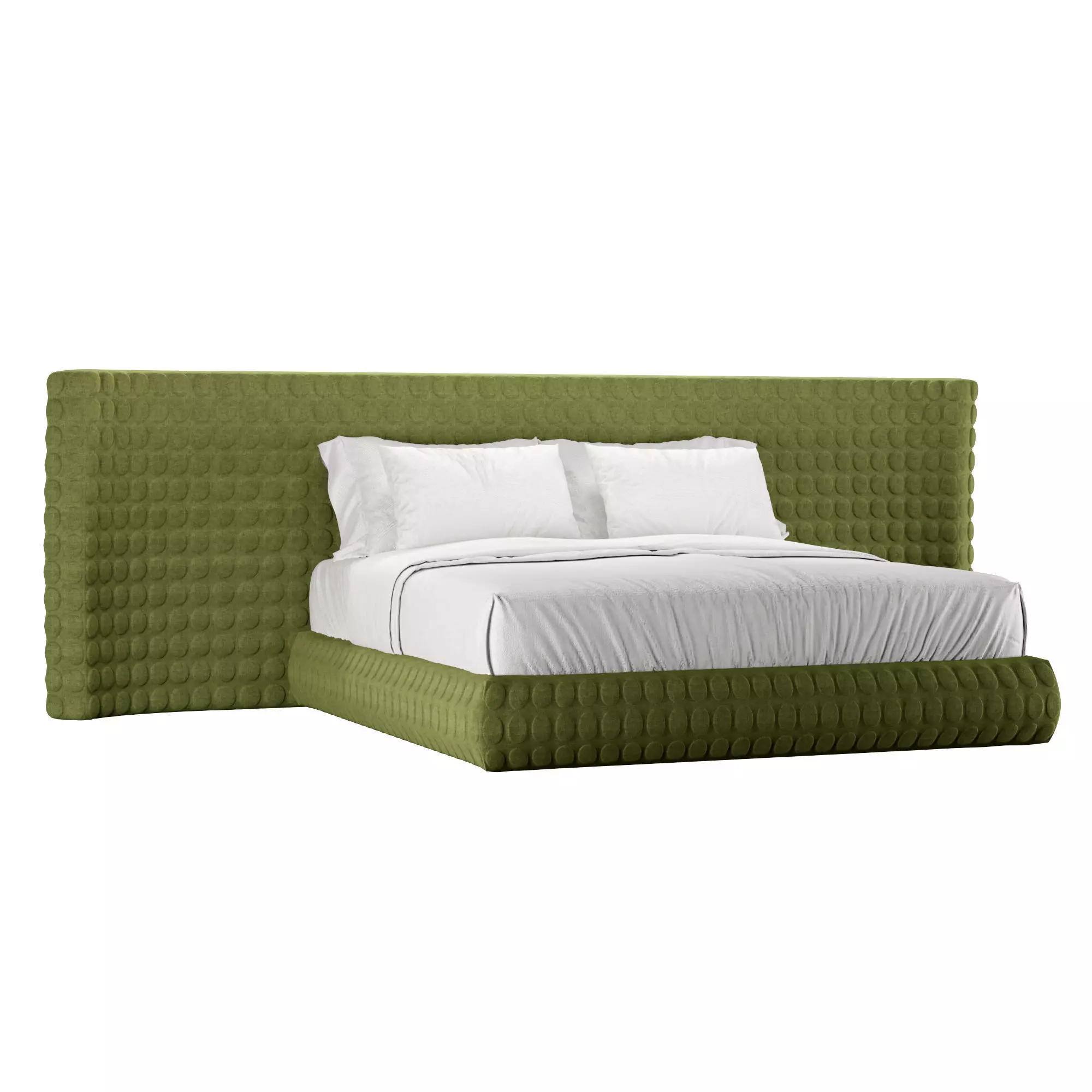 king size bed concept  3D model_0