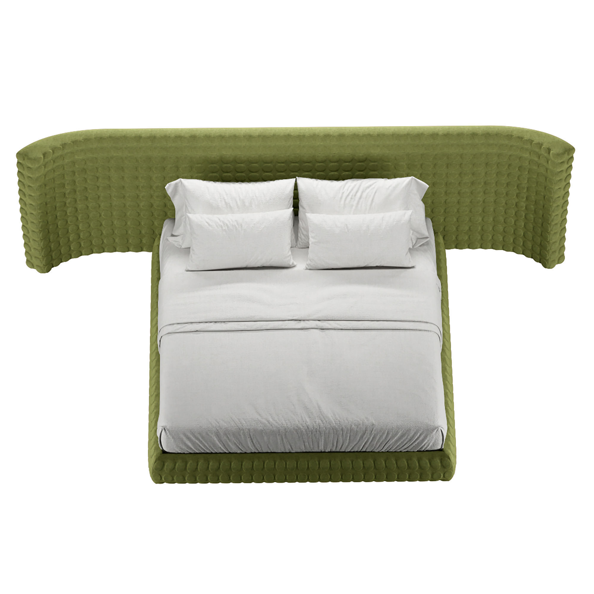 king size bed concept  3D model_3