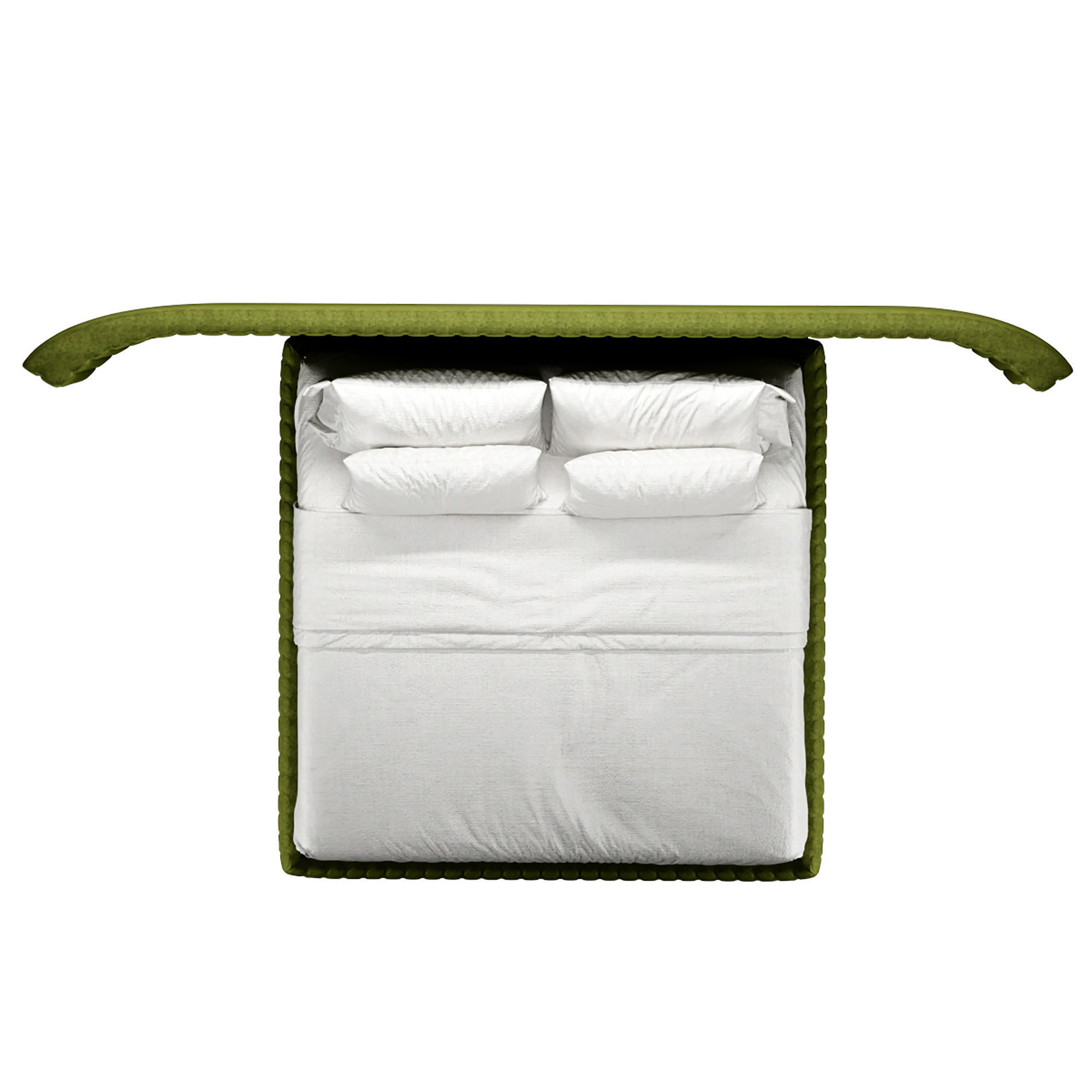 king size bed concept  3D model_4