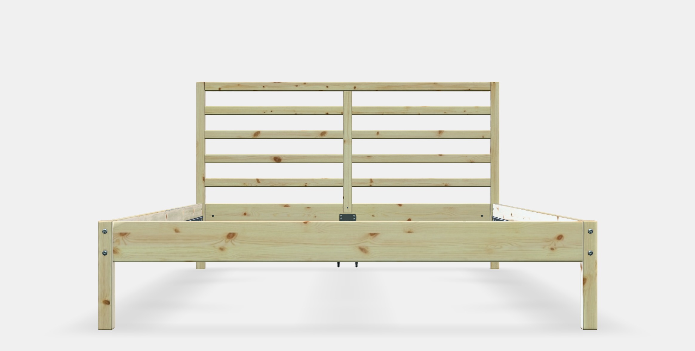 TARVA Bed frame 2 Low-poly 3D model_11