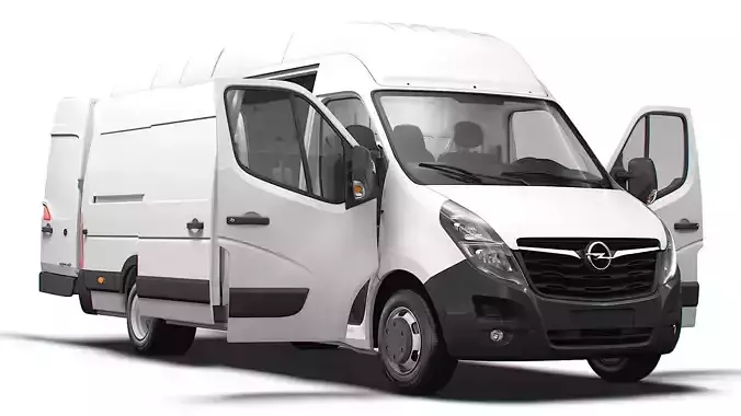 Opel Movano Van L4H3 HQ Interior 2021 3D model